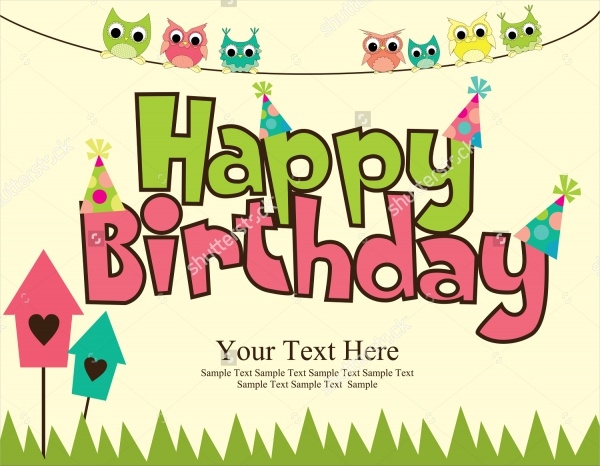 FREE 18 Printable Birthday Cards In PSD Vector EPS