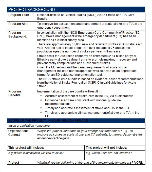 FREE 20 Useful Sample Project Plan Templates In PDF MS Word Excel