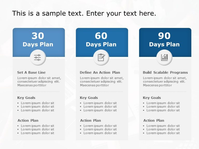 Free 30 60 90 Day Plan Powerpoint Template Printable Word Searches