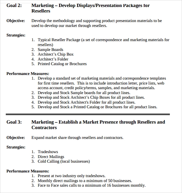 FREE 9 Sample Goal Planning Templates In PDF MS Word