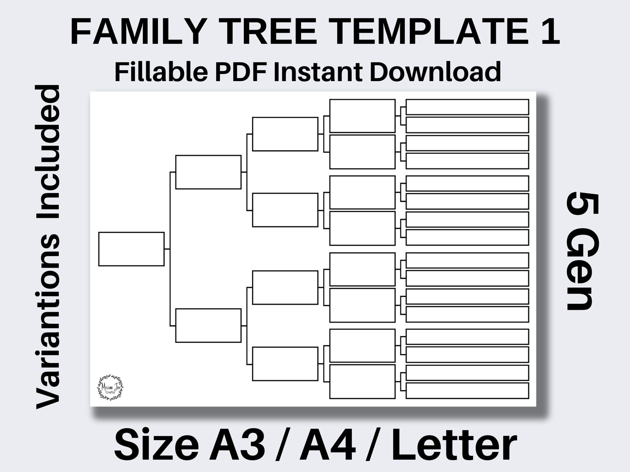 Free A3 Printable Family Tree Download Free A3 Printable Family Tree 