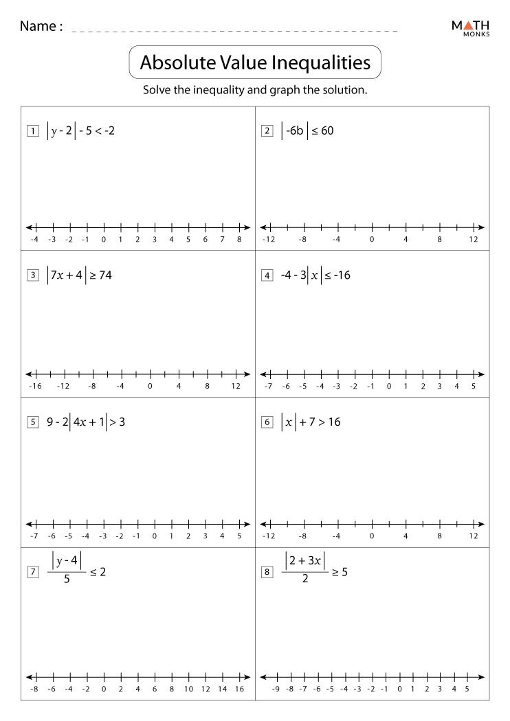 Free Absolute Value Equation Worksheet Download Free Absolute Value 