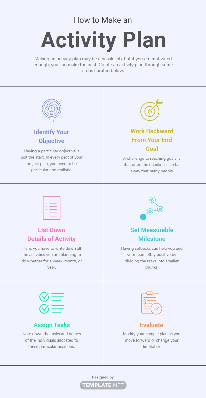 Free Activity Plan Templates Editable And Printable