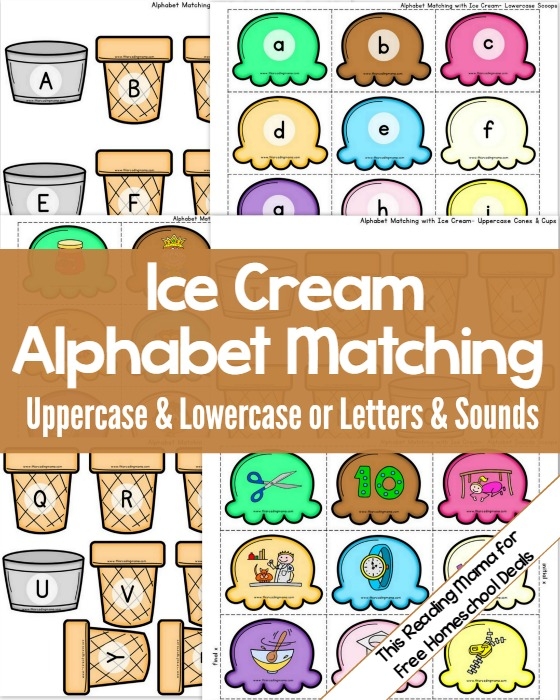 Free Alphabet Matching Printables