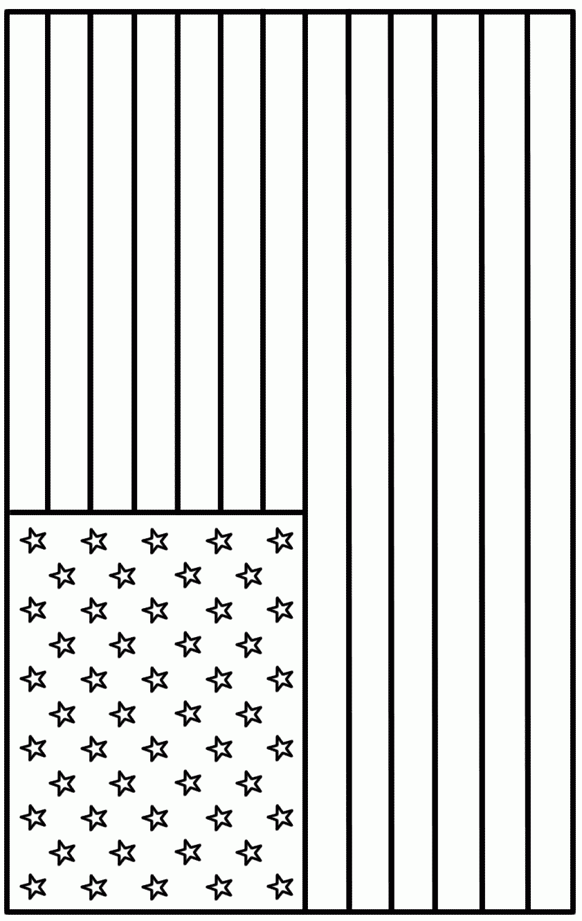 american flag picture printable