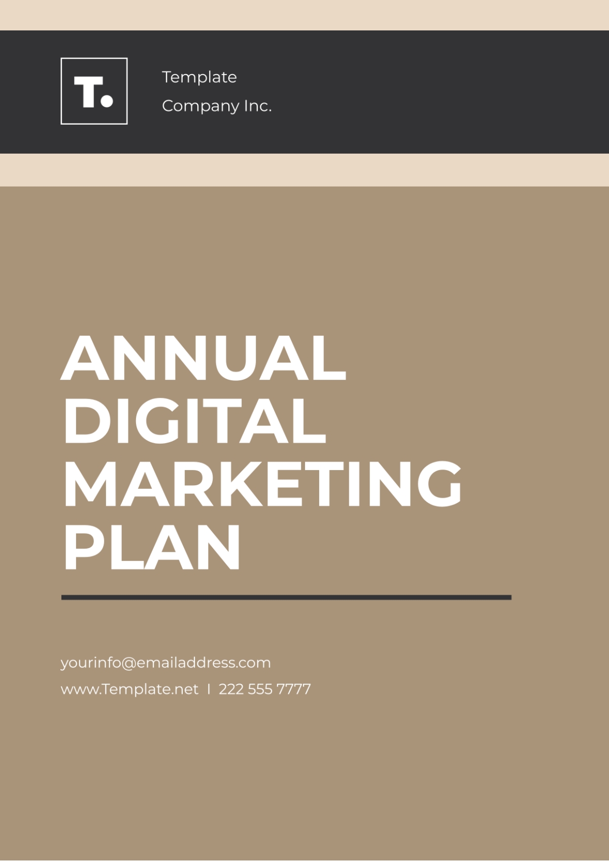 annual marketing plan template