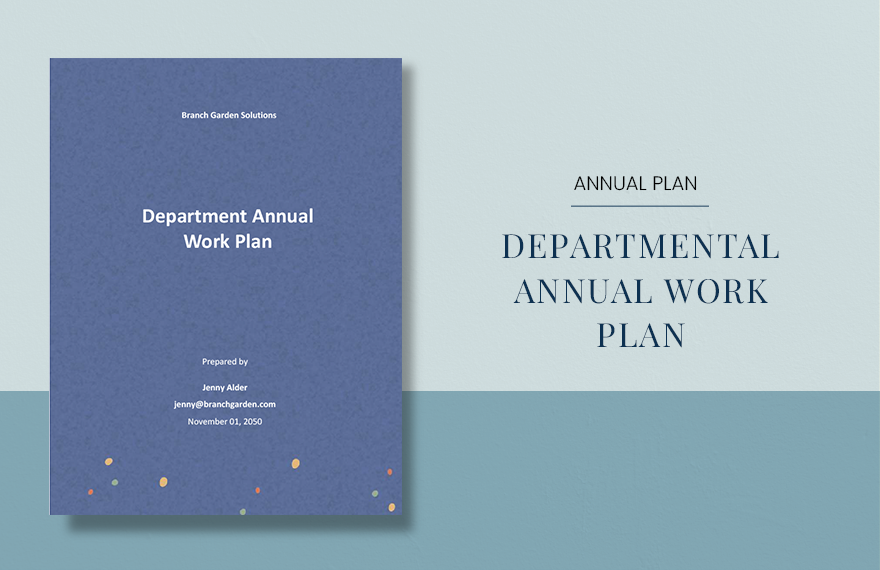 Free Annual Plan Templates Editable And Printable