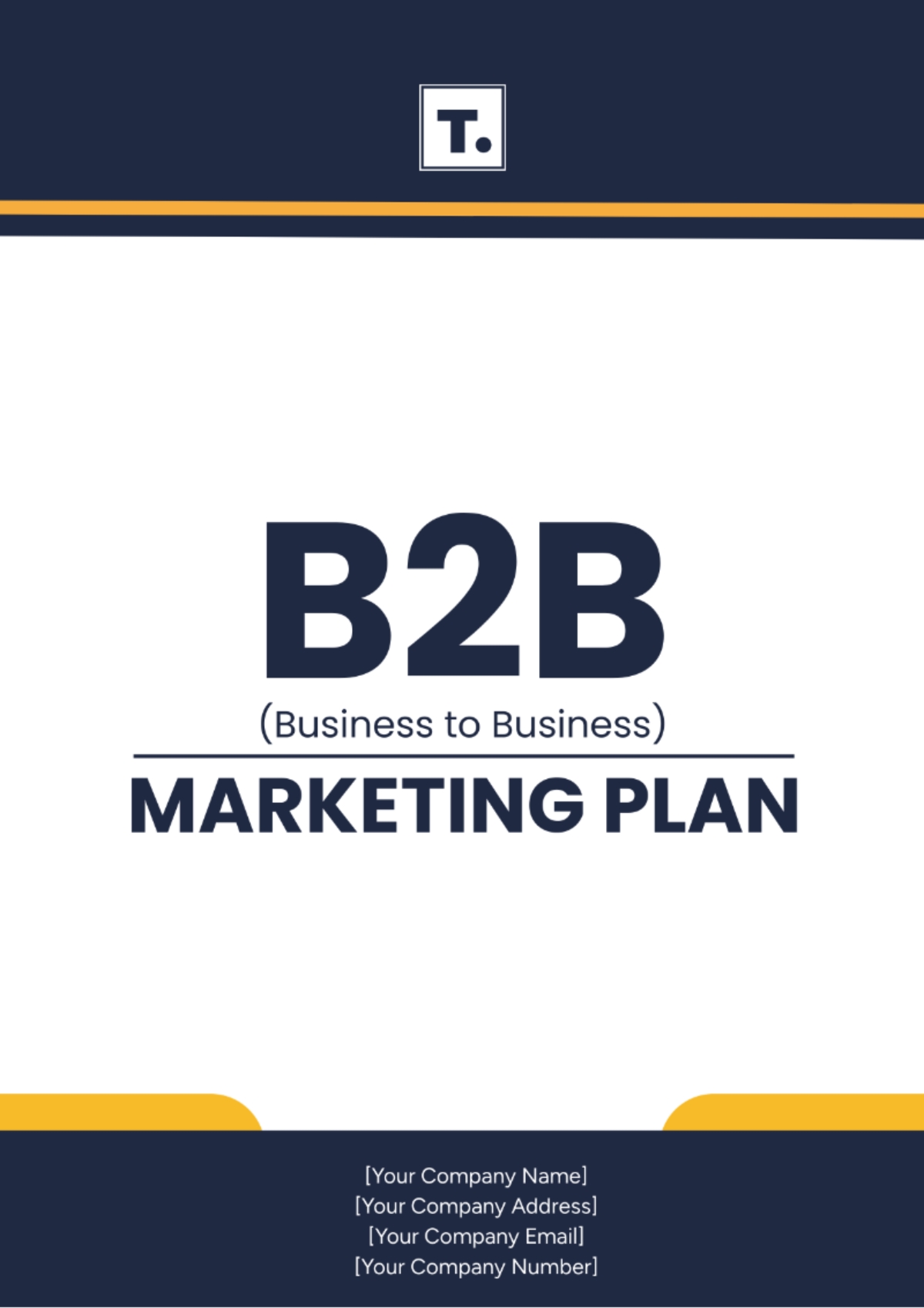 b2b marketing plan template
