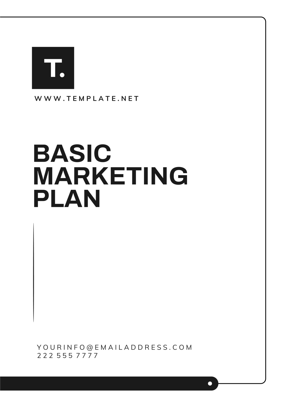 Free Basic Marketing Plan Template To Edit Online