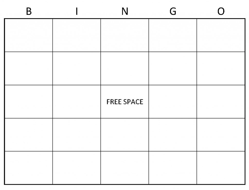 free blank bingo card templates printable