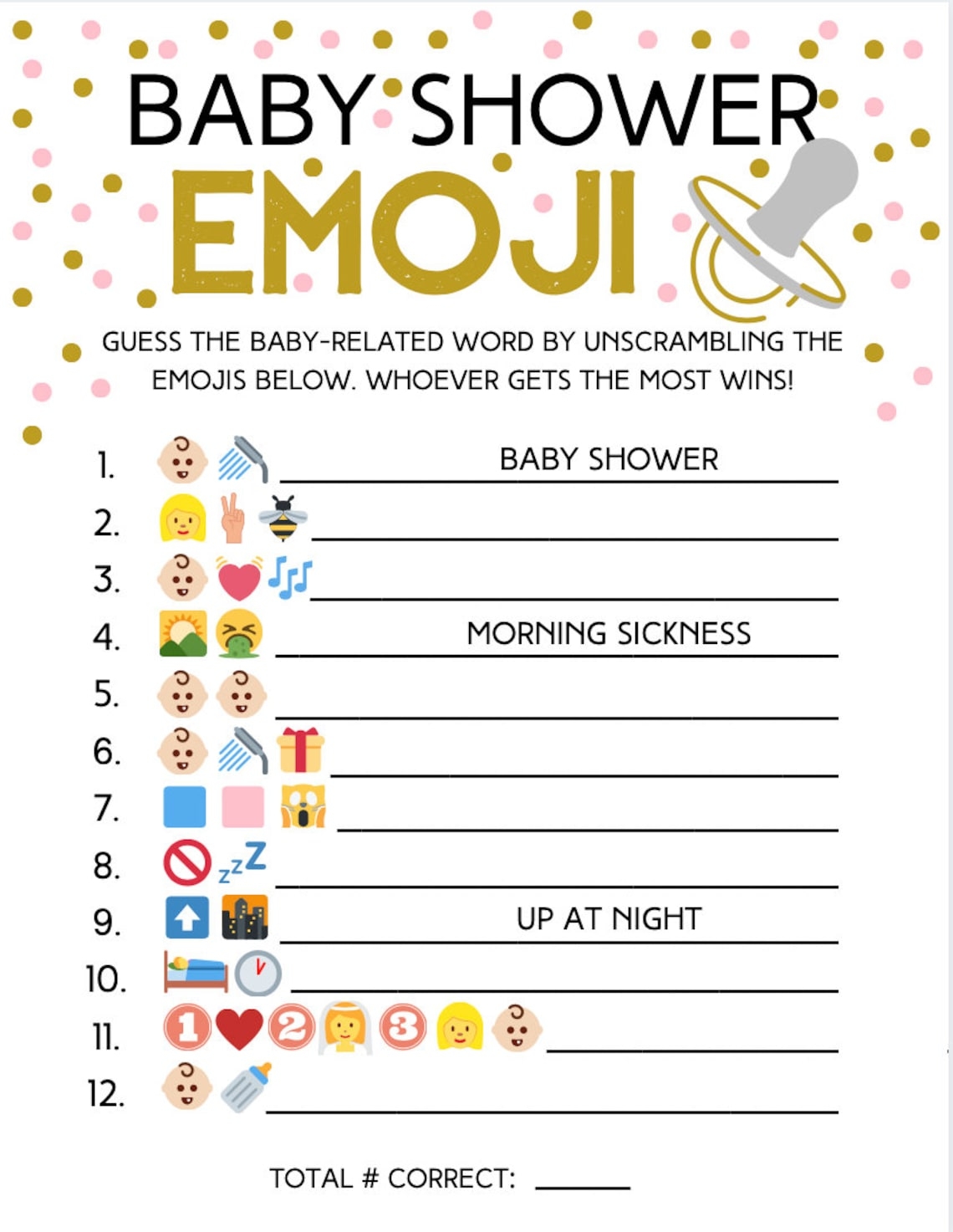 Free Bridal Shower Emoji Game Printable Free Printabl Vrogue co