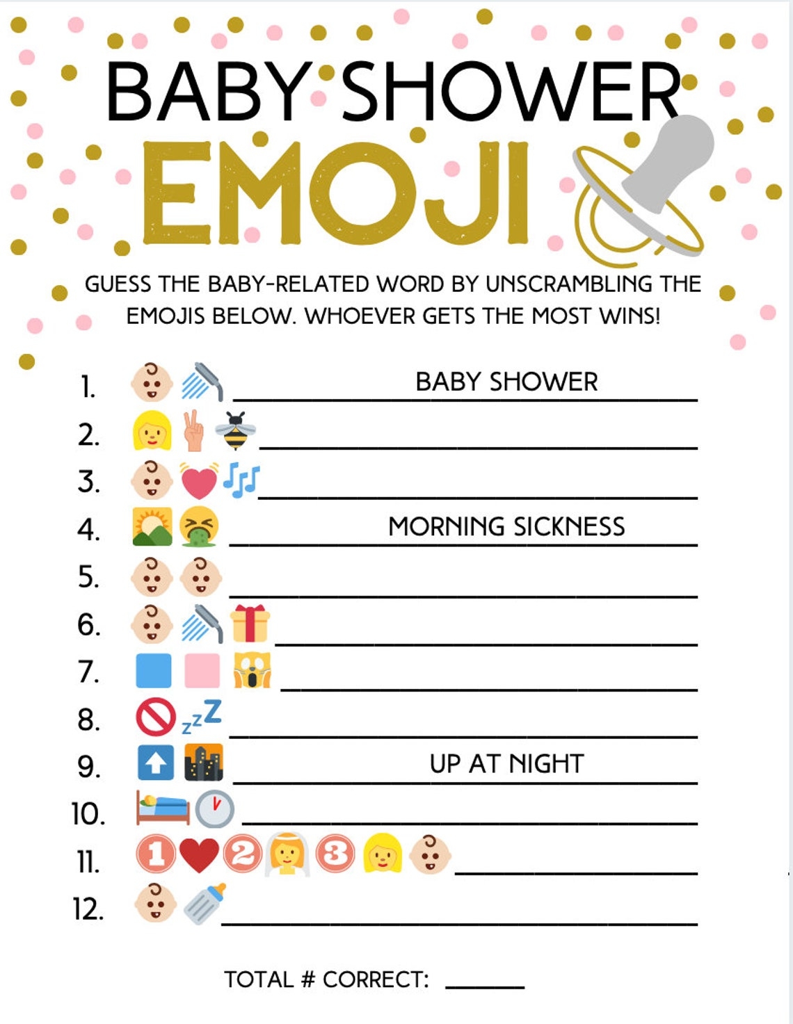Free Bridal Shower Emoji Game Printable Free Printabl Vrogue co