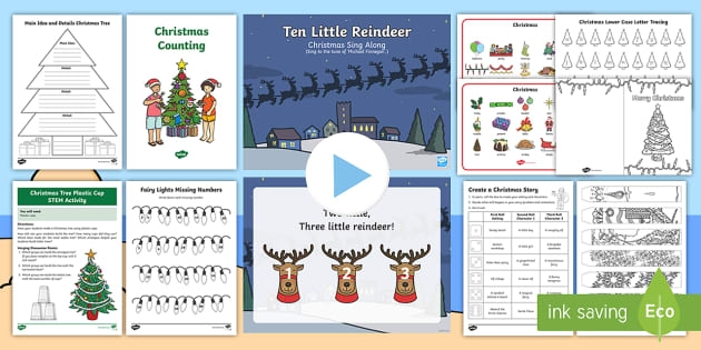 christmas activity pages free printable