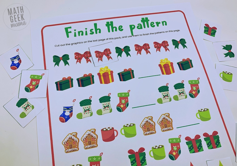 Free Christmas Math Activities For Preschoolers Download Free 