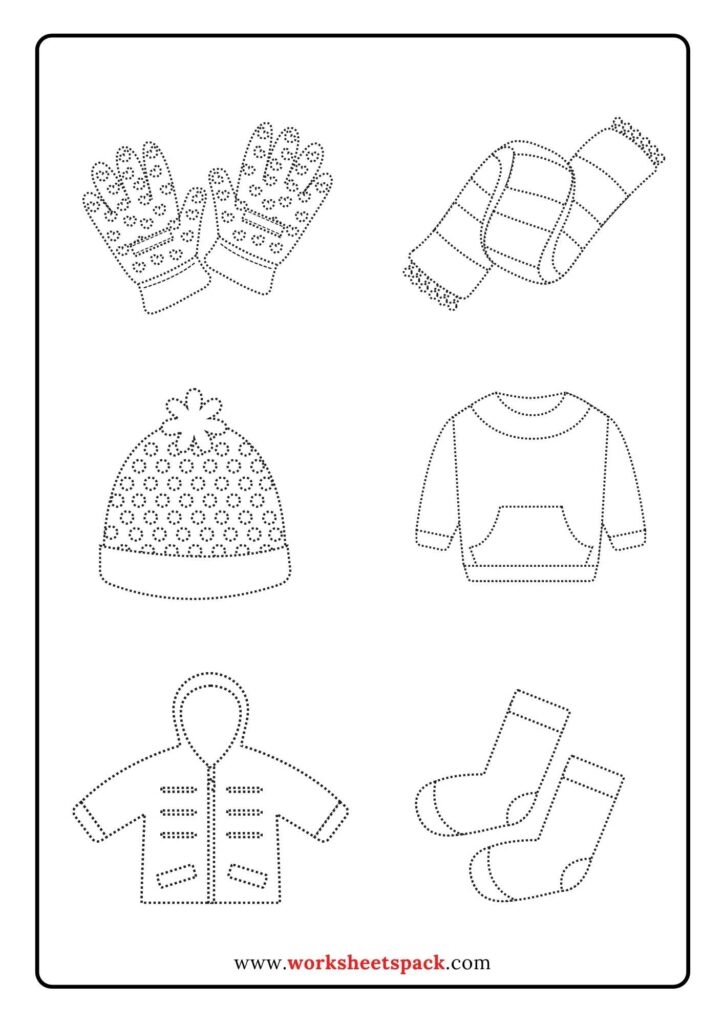 printable clothing activities for preschoolers
