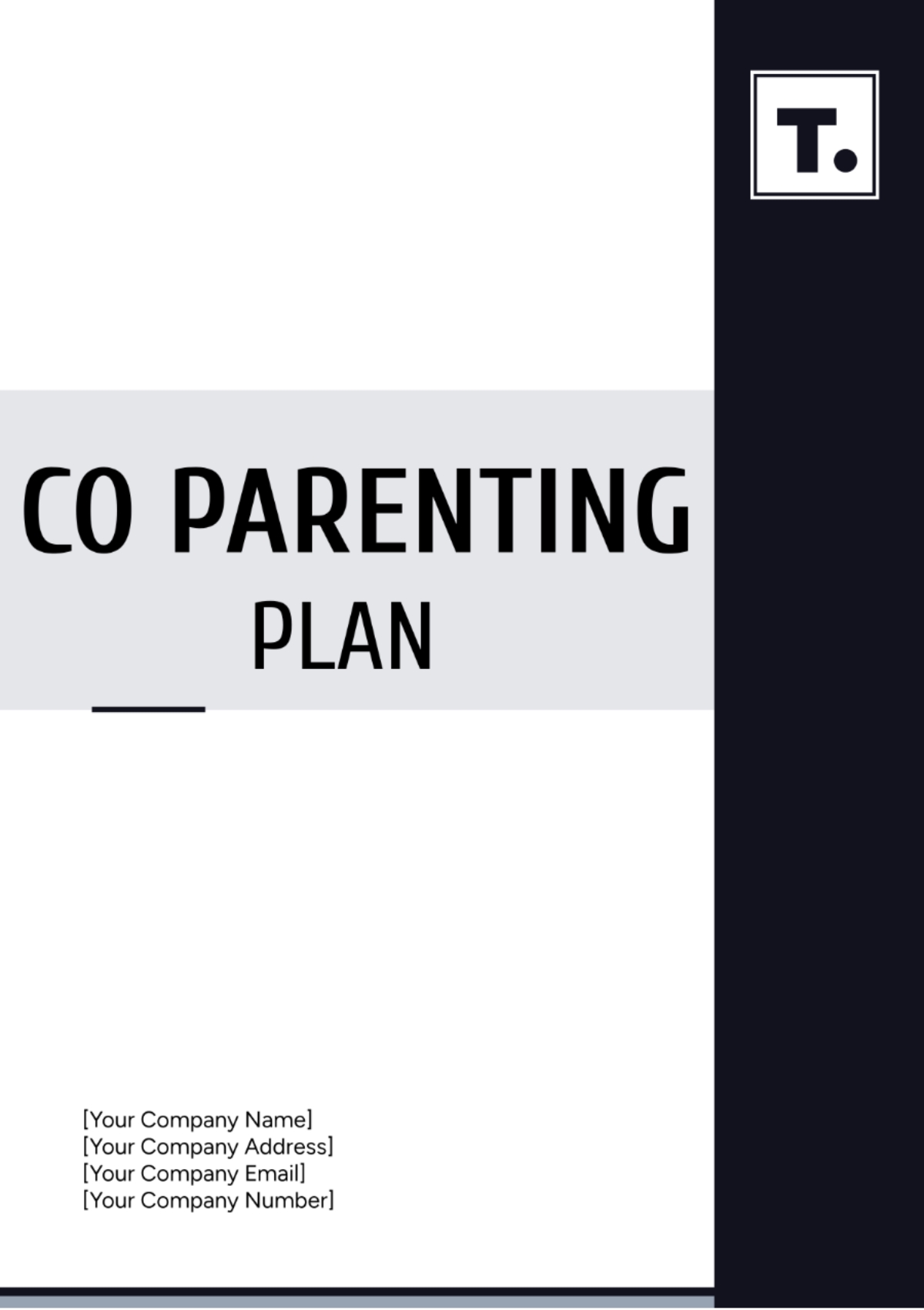 Free Co Parenting Plan Template To Edit Online
