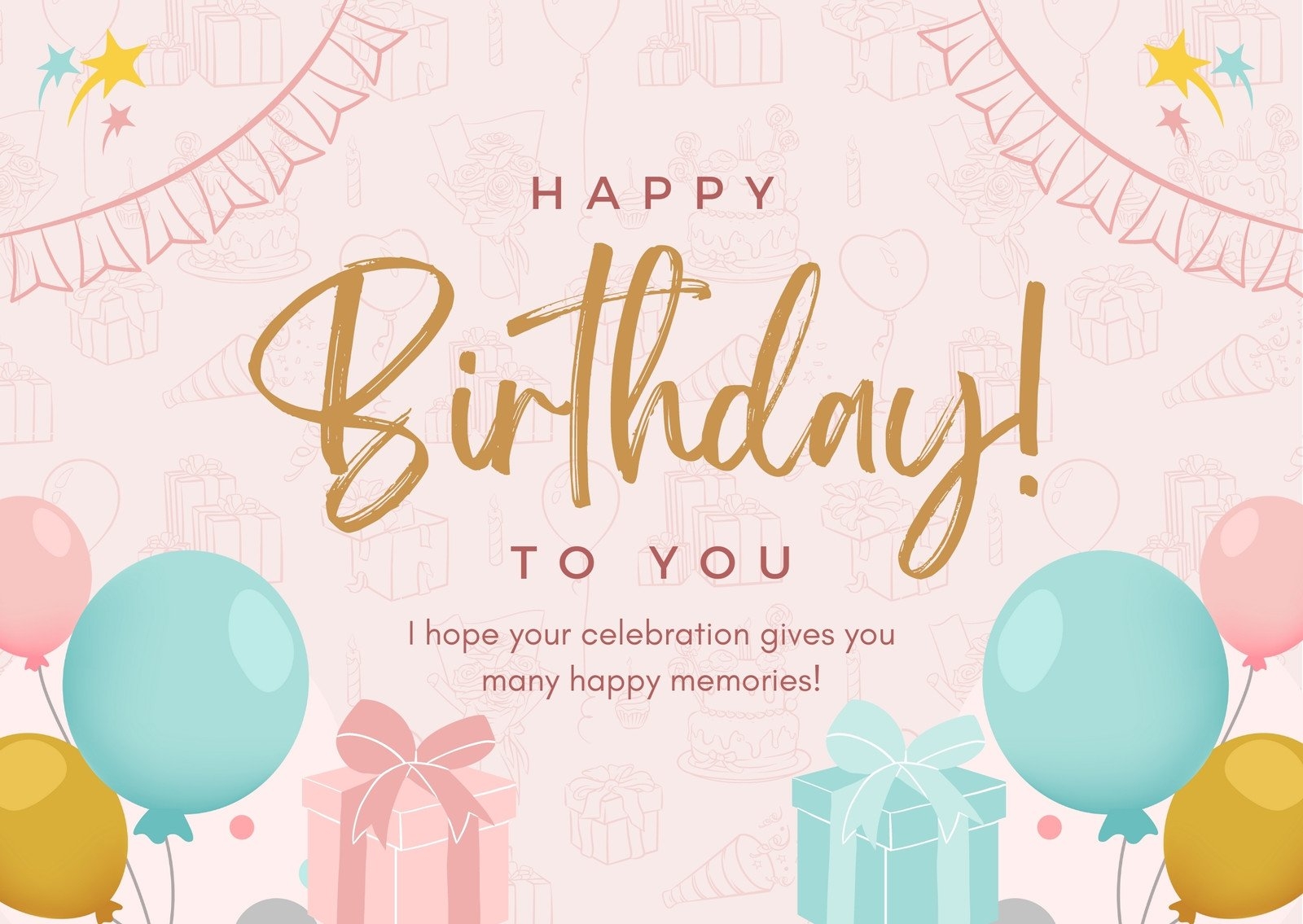 birthday cards template printable