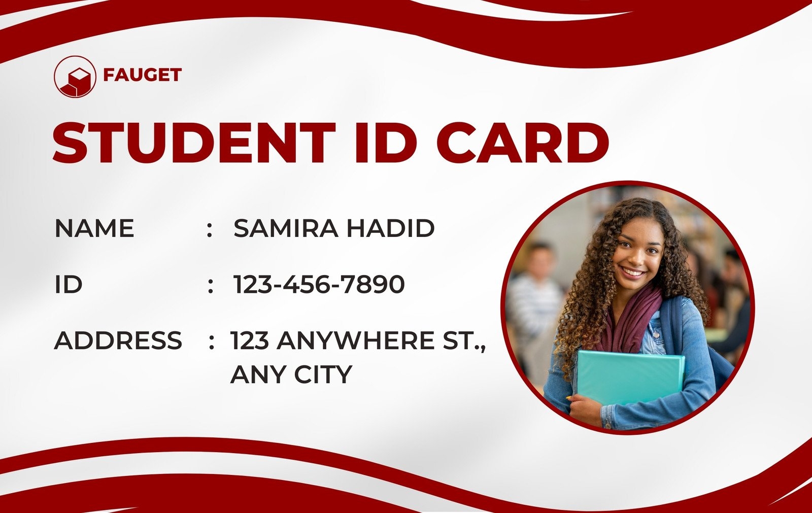 Free Customizable Professional ID Card Templates Canva Worksheets