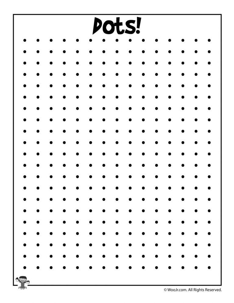 Free Dot To Dot Squares Printables DottoDotPrintables