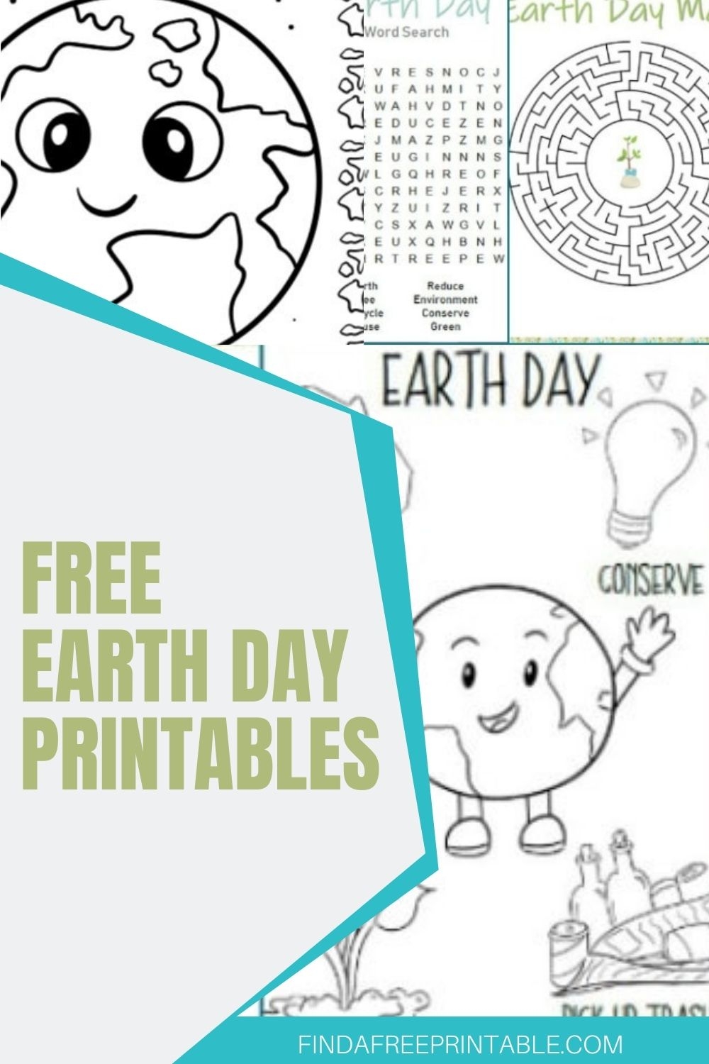 Free Earth Day Printables Find A Free Printable