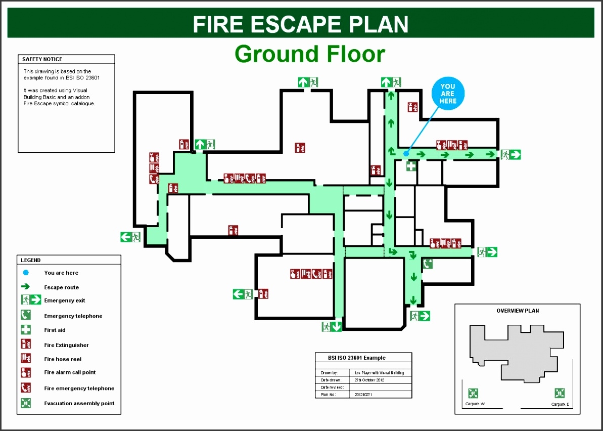 okc fire department fire evacuation plan template free