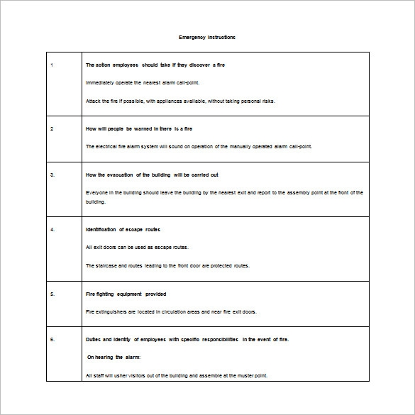 Free Editable Fire Evacuation Plan Template Printable Templates