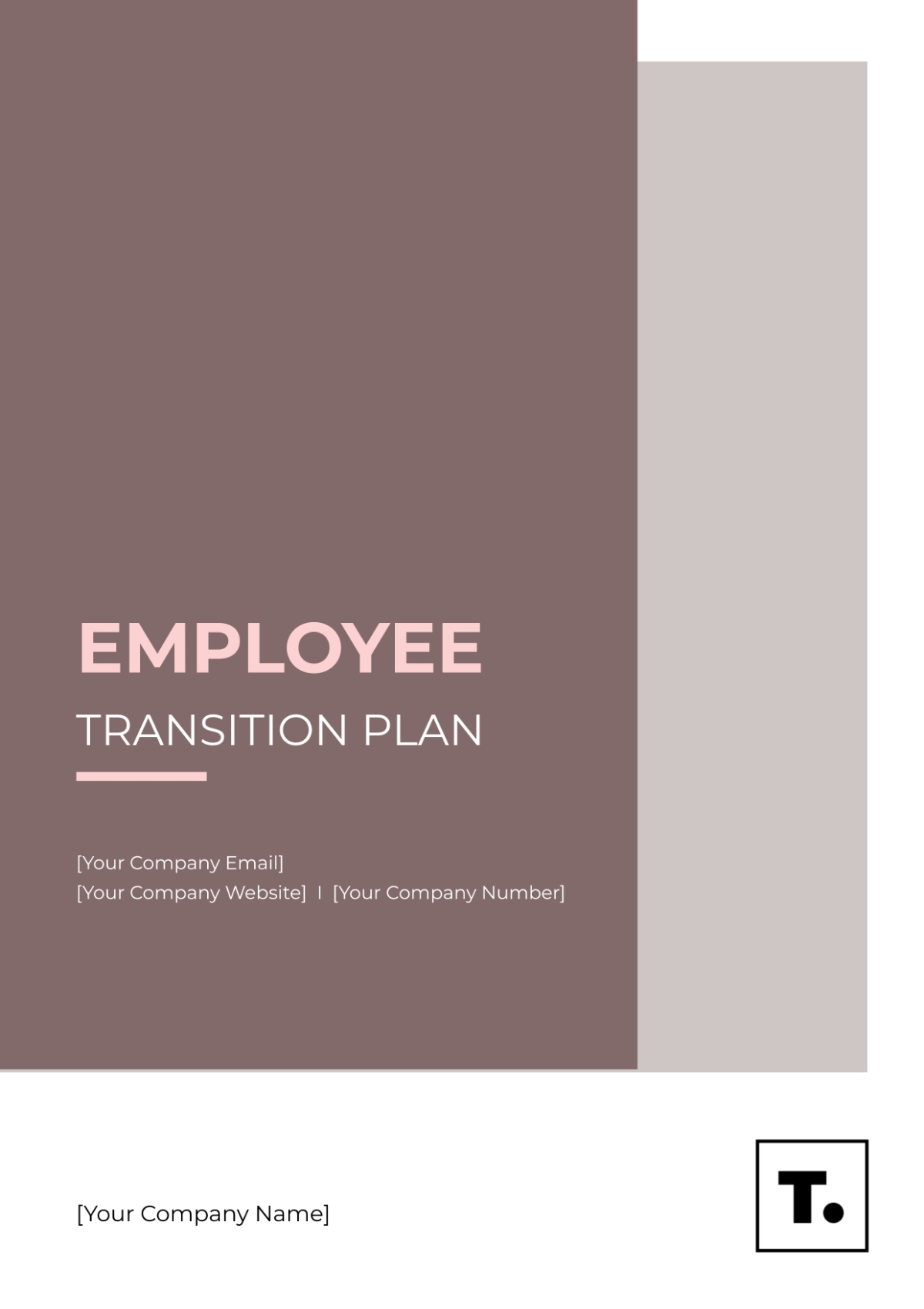 Free Employee Transition Plan Templates Editable And Printable