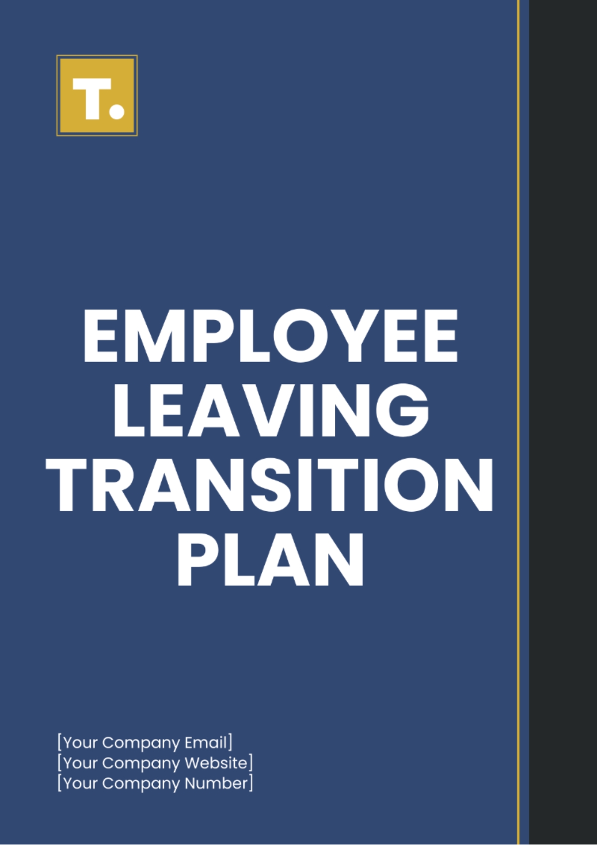 job transition plan template