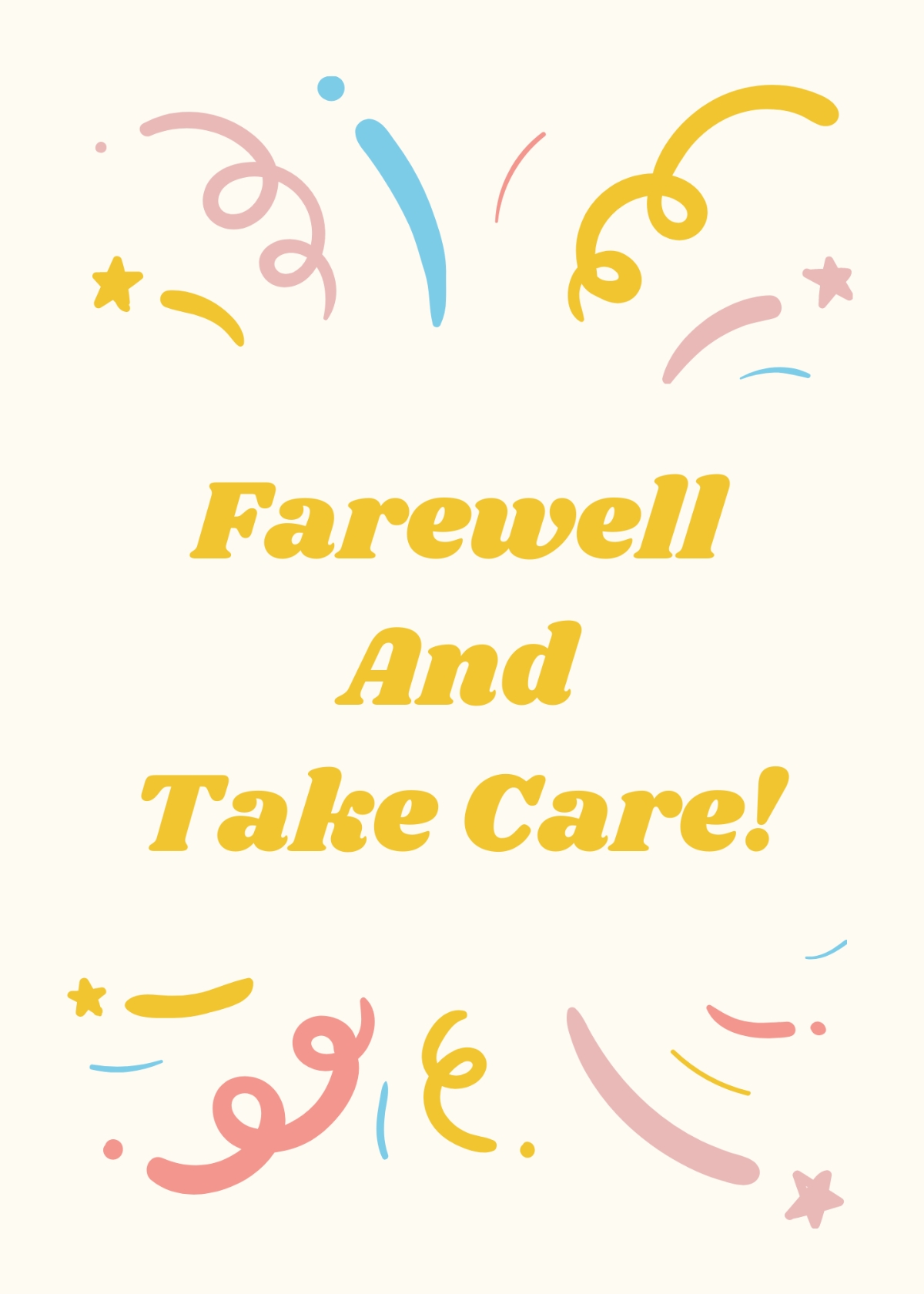 FREE Farewell Card Templates Examples Edit Online Download 