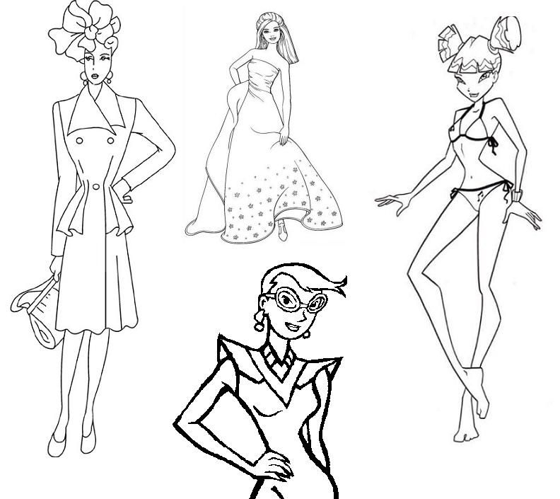 Free Fashion Coloring Pages Printable Download Free Fashion Coloring 