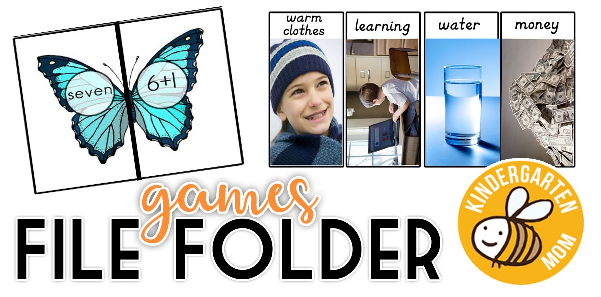 Free File Folder Games For Kindergarten