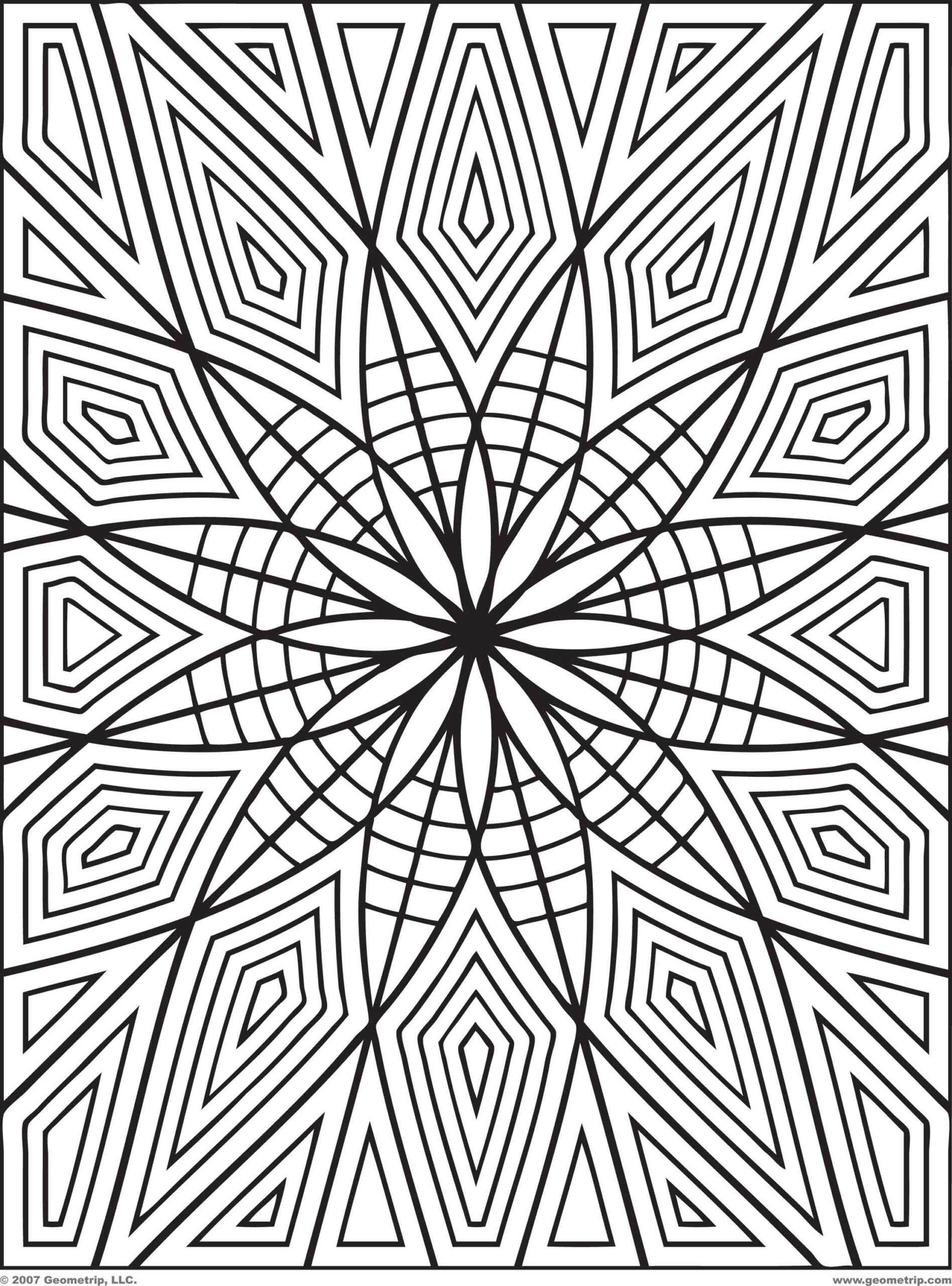 Free Free Printable Geometric Design Coloring Pages Download Free Free 