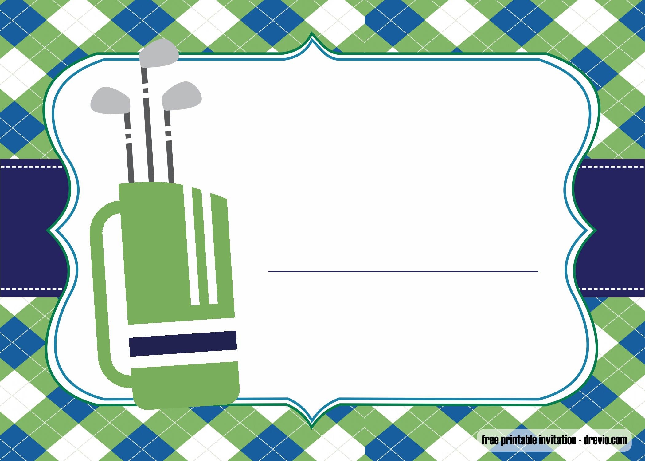 Free Golf Printables Templates Printable