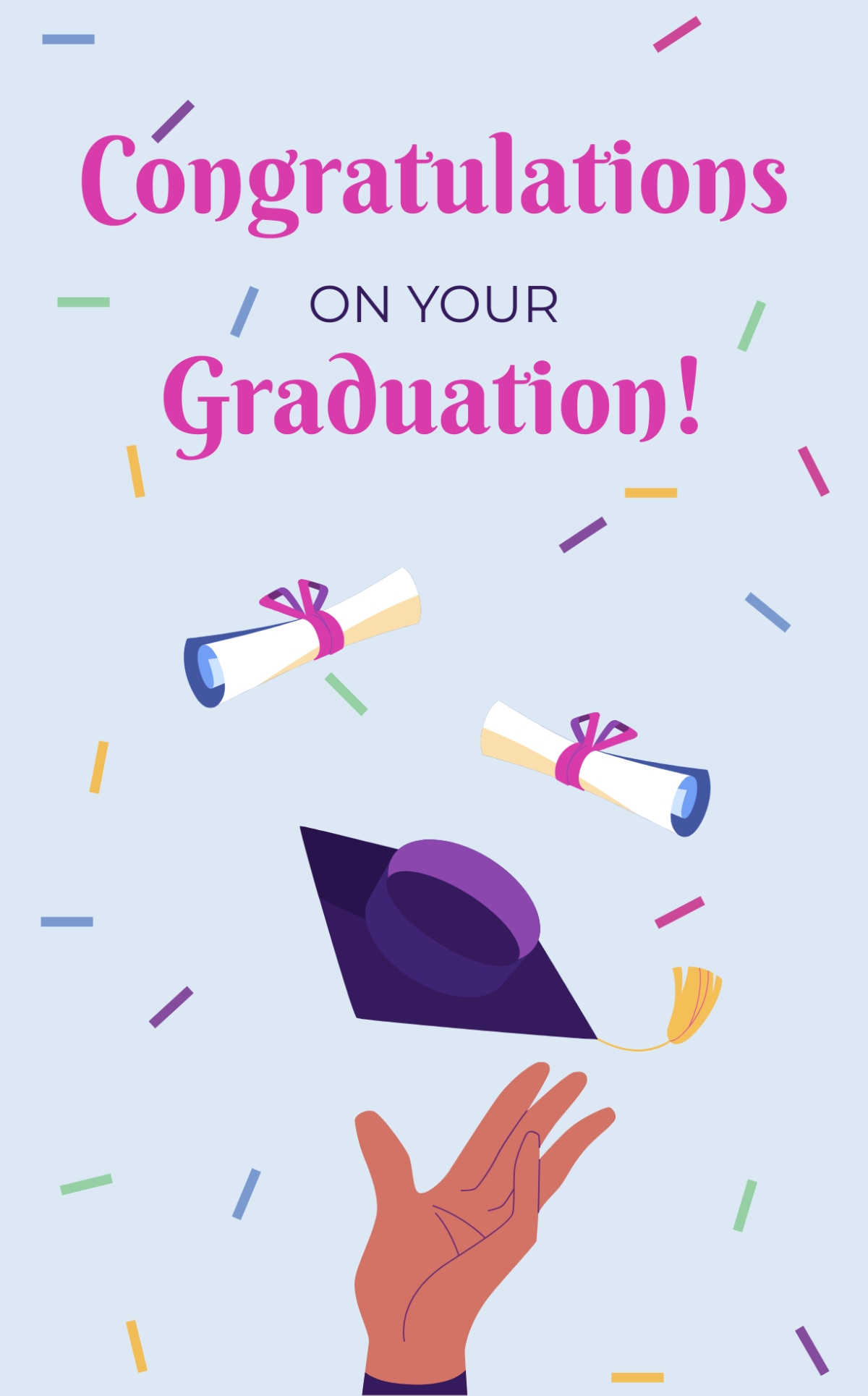 graduation card template free printable