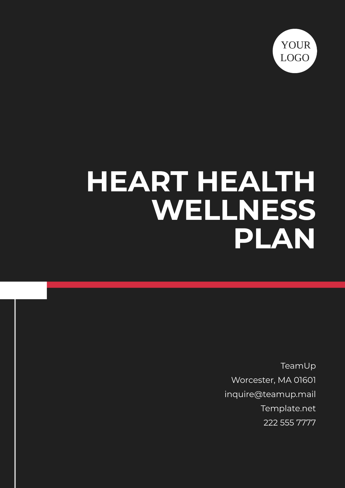Free Heart Health Wellness Plan Template To Edit Online