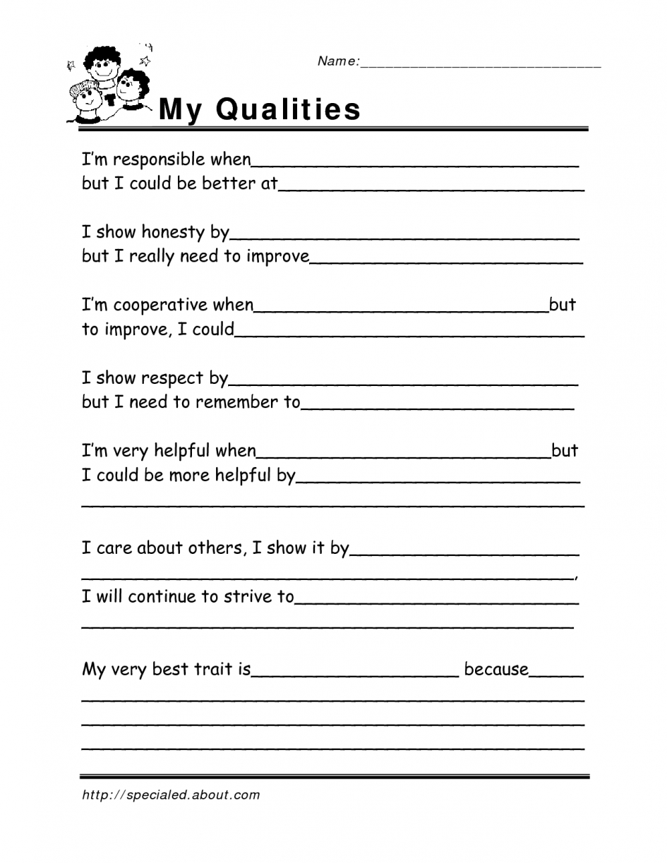 printable life skills activities