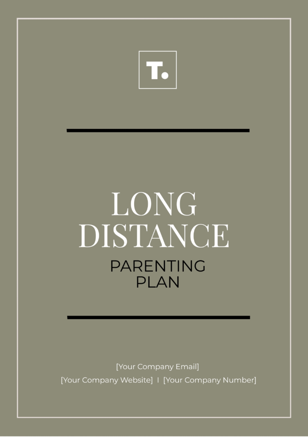 template for parenting plan