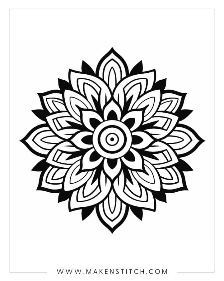 free printable mandala designs