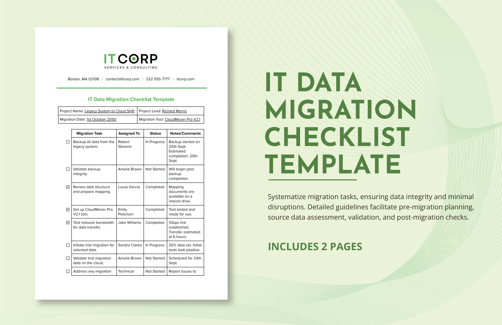 Free Migration Templates To Edit Online