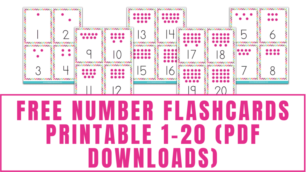 Free Number Flashcards Printable 1 20 PDF Downloads 