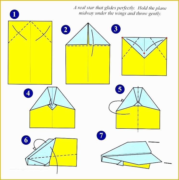 Free Paper Airplane Templates Of 4 Best Of Easy Printable Paper 