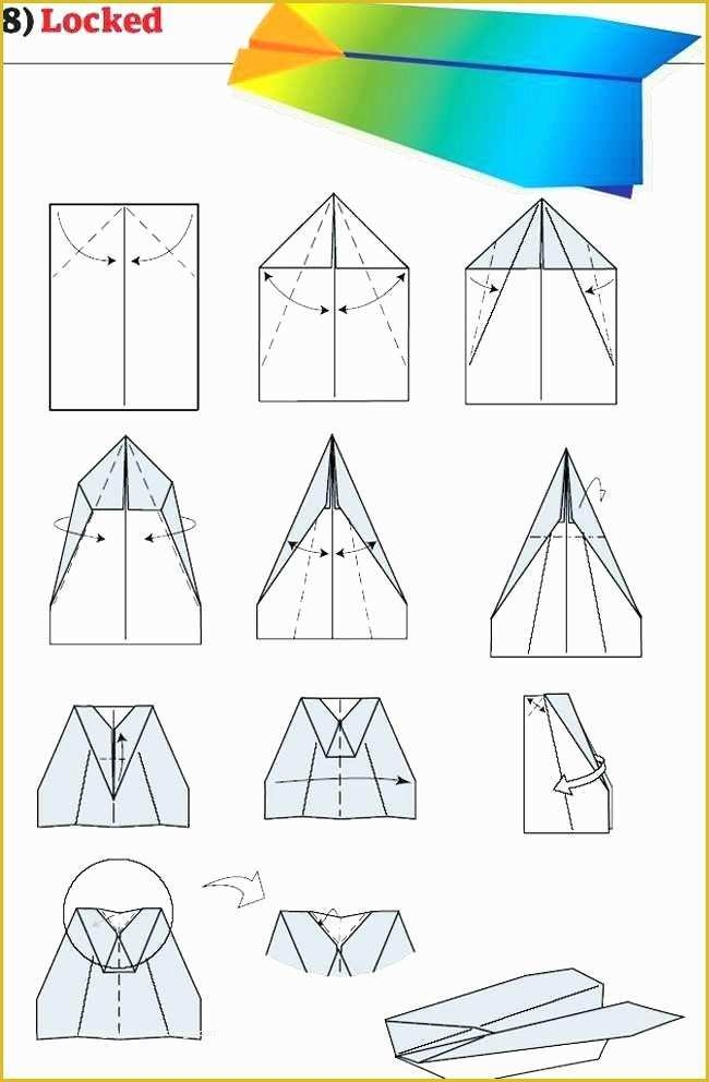 Free Paper Airplane Templates Of Easy Paper Airplane With A Free 