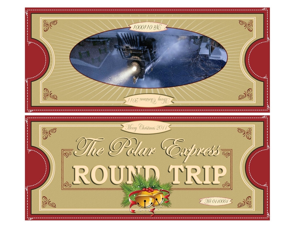 Free Polar Express Printable Tickets Fanny Printable