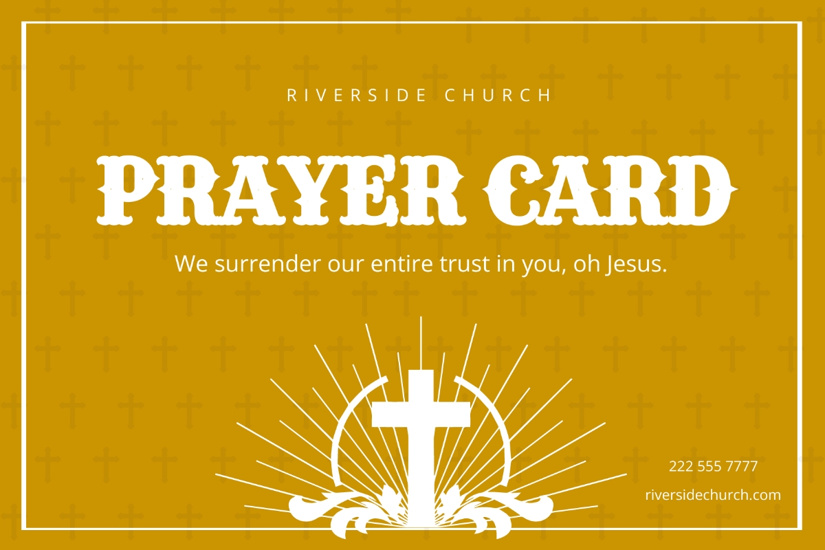 free printable prayer card template