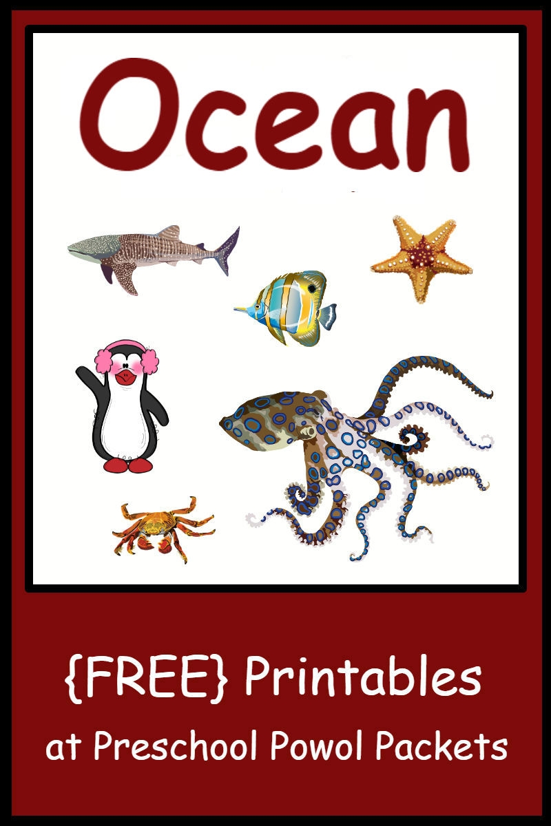  FREE Preschool Ocean Themed Printable Activities Preschool Powol 