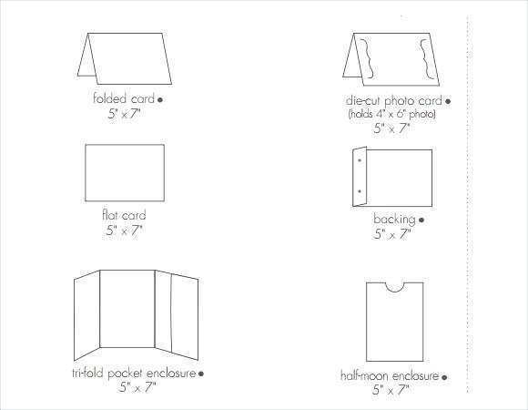 Free Printable 5X7 Card Template Cards Design Templates