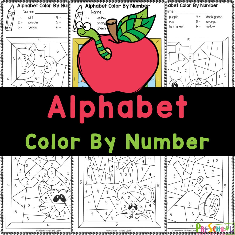 alphabet letters and pictures printable