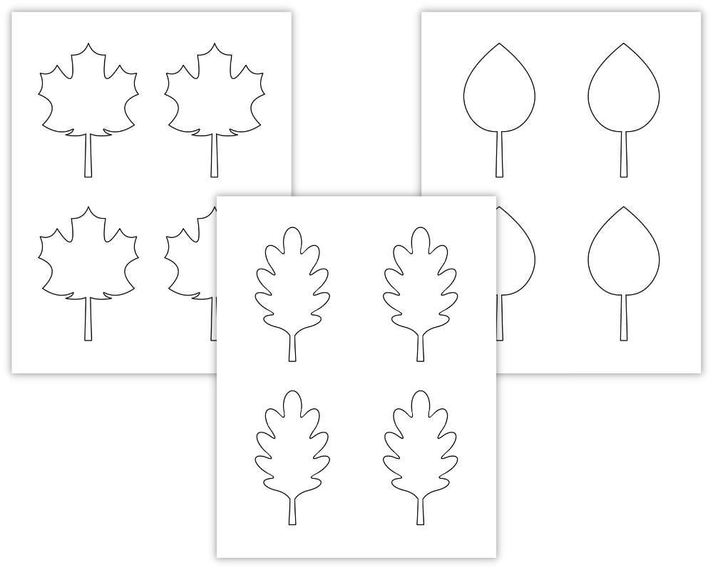 free printable fall craft templates
