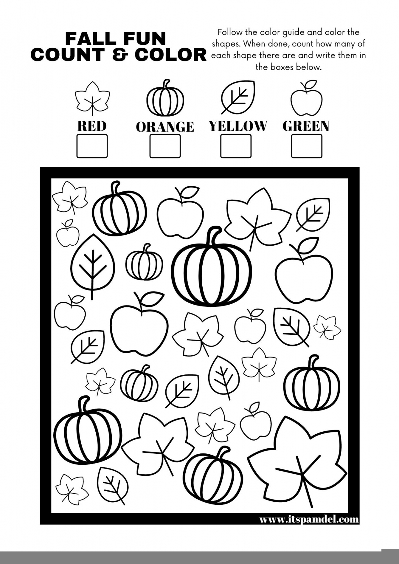 Free Printable Autumn Printable Activities FREE Printable HQ