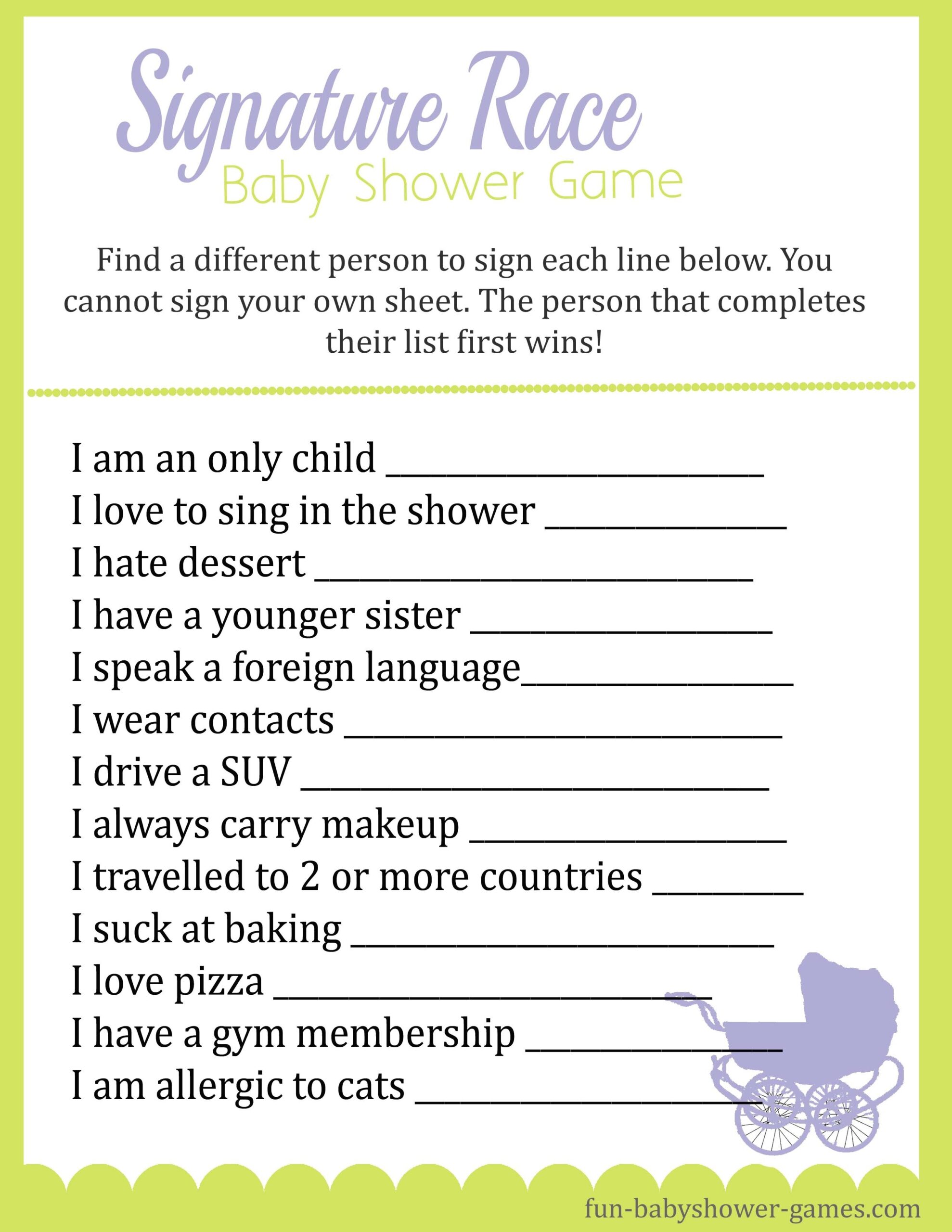 Free Printable Baby Shower Games For Large Groups Free Printable A To Z